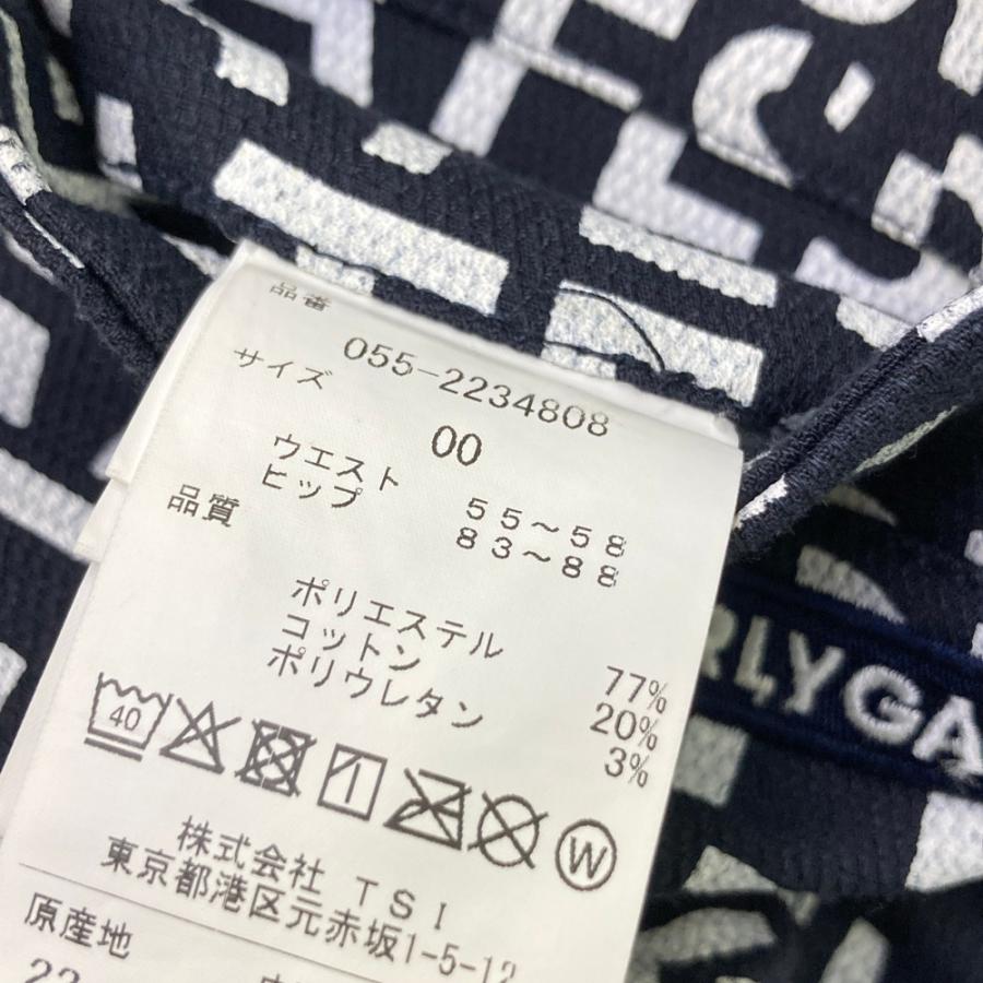 PEARLY GATES パーリーゲイツ  スカート 総柄 ネイビー系 00 ゴルフウェア レディースの画像