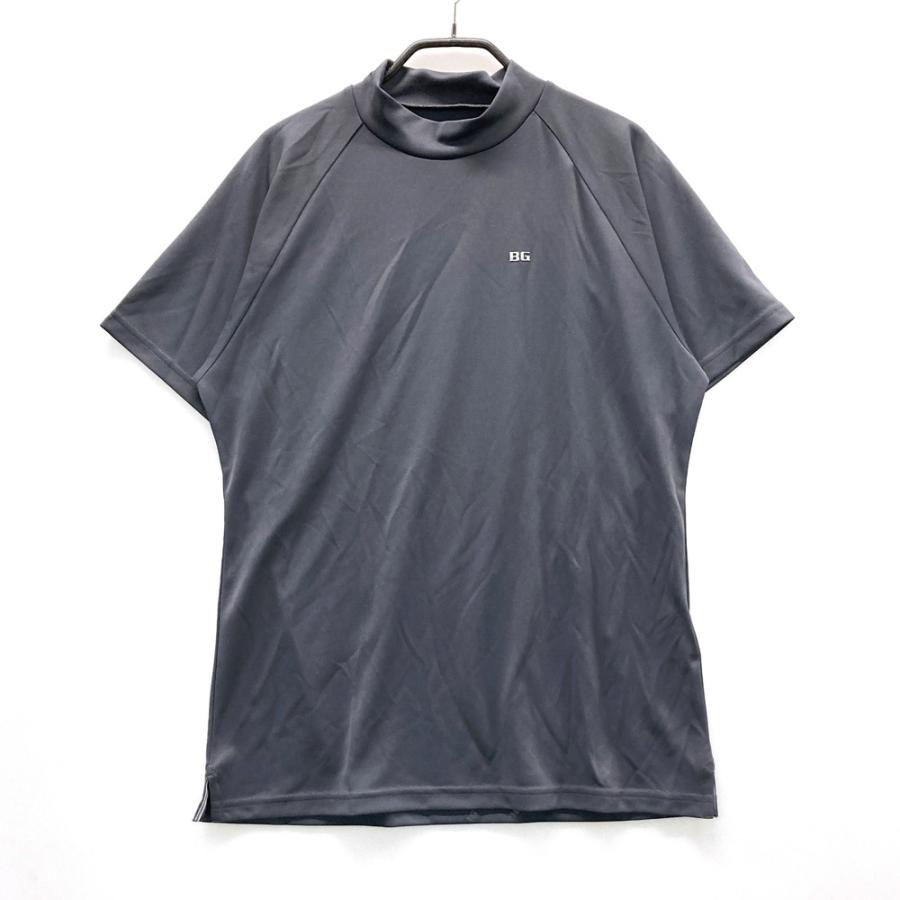 BRIEFING GOLF ブリーフィング 2025年 半袖モックネックTシャツ グレー 