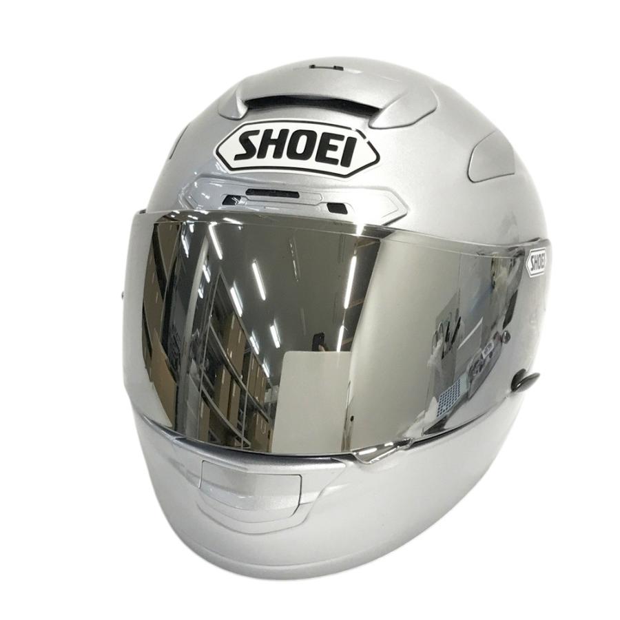 中古美品　SHOEI X-Twelve フルフェイスヘルメット　Mサイズ SHOEI ショウエイ フルフェイスヘルメット X-TWELVE シルバー系 S