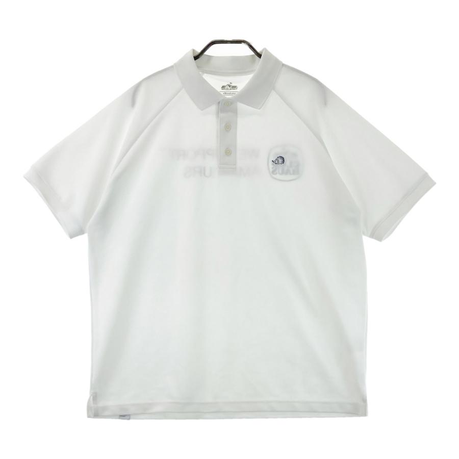 CLUBHAUS クラブハウス 半袖ポロシャツ ホワイト系 XL ゴルフウェア