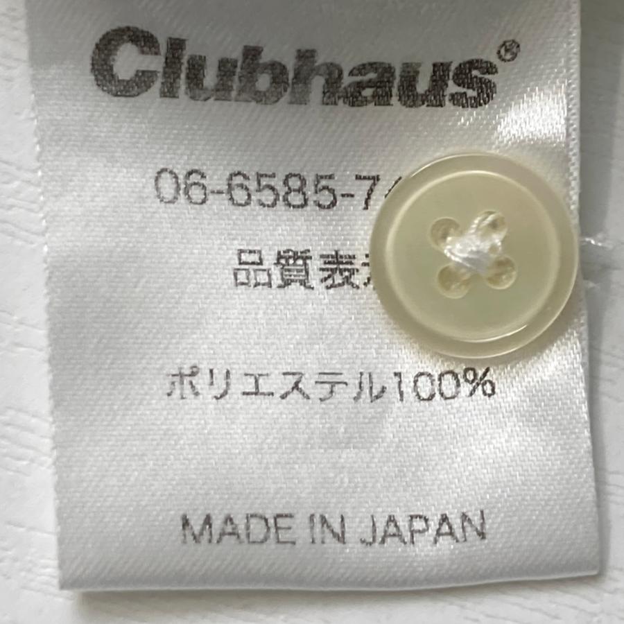 CLUBHAUS クラブハウス 半袖ポロシャツ ホワイト系 XL ゴルフウェア