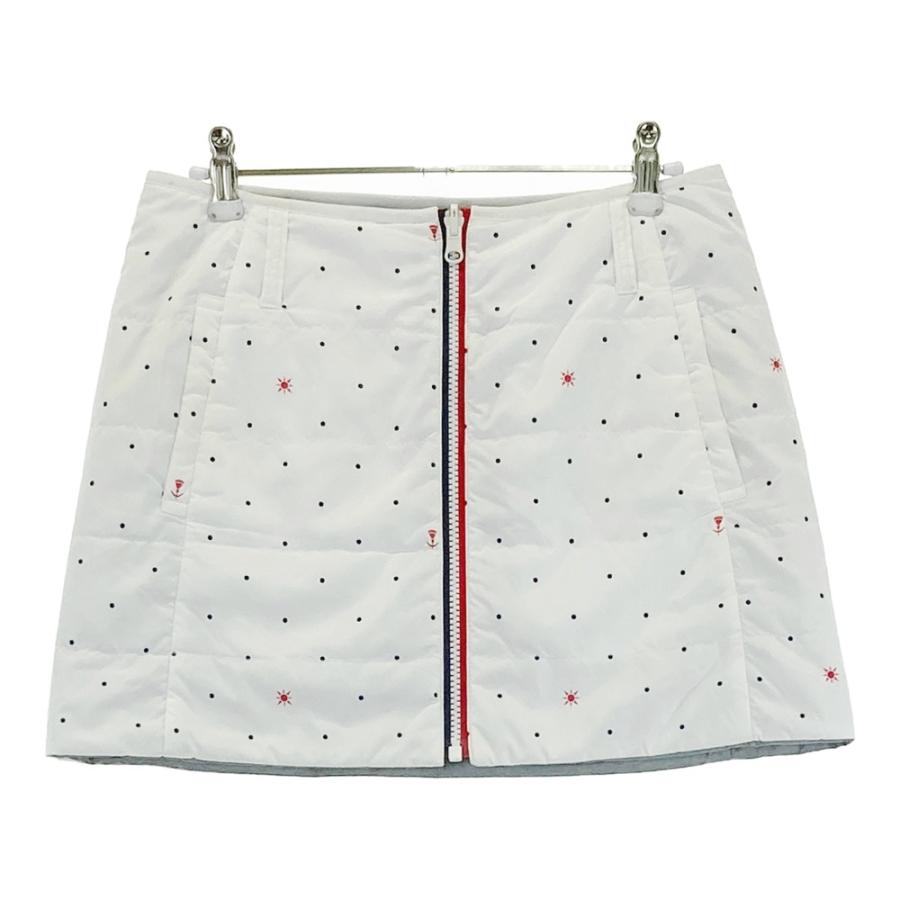 CALLAWAY キャロウェイ リバーシブル中綿ジップスカート ドット柄
