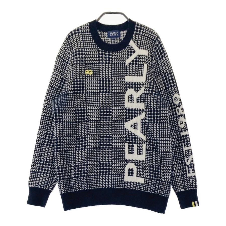PEARLY GATES パーリーゲイツ ニットセーター チェック柄ゴルフウェア PEARLY GATES（パーリーゲイツ） セーター ニット 「PEARLY GATES」14G