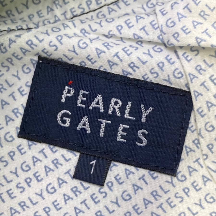 サイズ：1 PEARLY GATES パーリーゲイツ  ストレッチパンツ  ブラック系 [240101573788] ゴルフウェア レディース ストスト PEARLY GATES パーリーゲイツ ストレッチパンツ ブラック系 1 ゴルフ