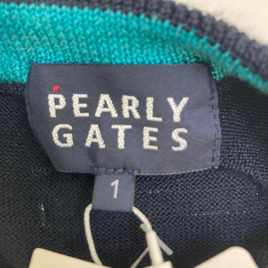新品】PEARLY GATES パーリーゲイツ ニットベスト ネイビー系 1 ゴルフ