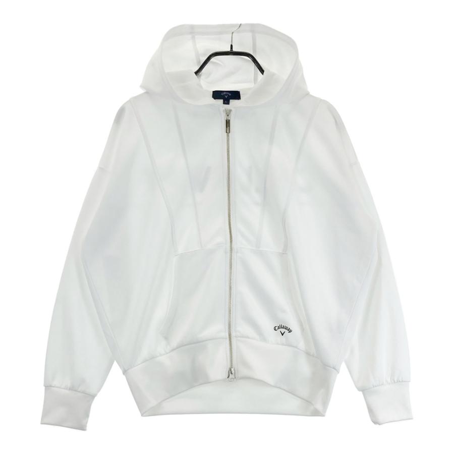 キャロウェイ◆ダブルジップ ジャケット パーカー◆ホワイト LLサイズ CALLAWAY キャロウェイ ジップジャケット パーカー ホワイト系 L