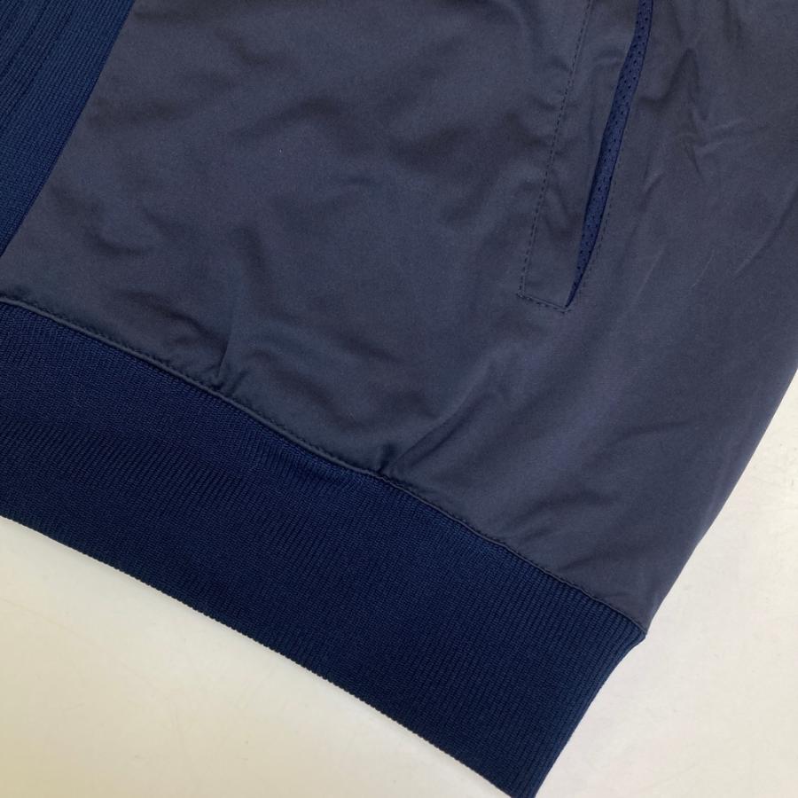 BEAMS GOLF ビームスゴルフ ニット切替 ジップジャケット ネイビー系