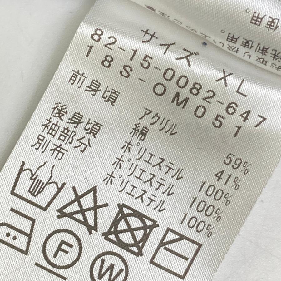 BEAMS GOLF ビームスゴルフ ニット切替 ジップジャケット ネイビー系