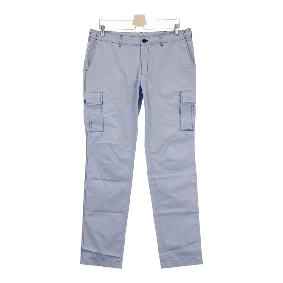 BEAMS GOLF ビームスゴルフ ストレッチパンツ 総柄 ネイビー系 XL