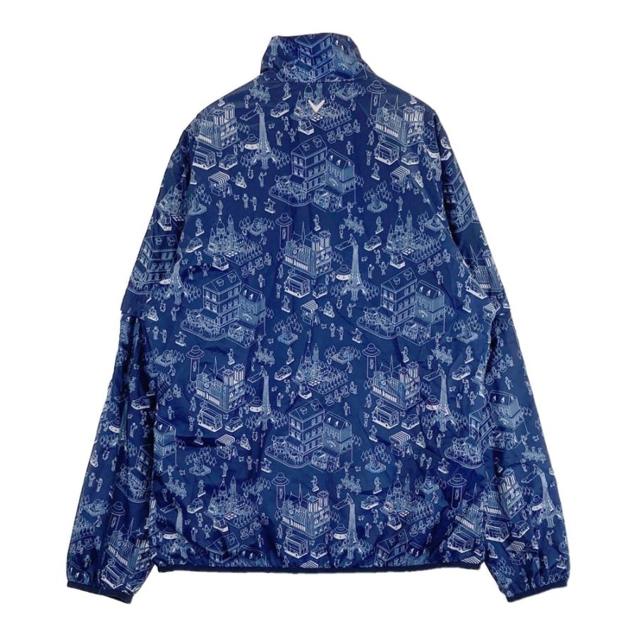 美品 キャロウェイ 千鳥格子 2way ゴルフジャケット ジップアップ