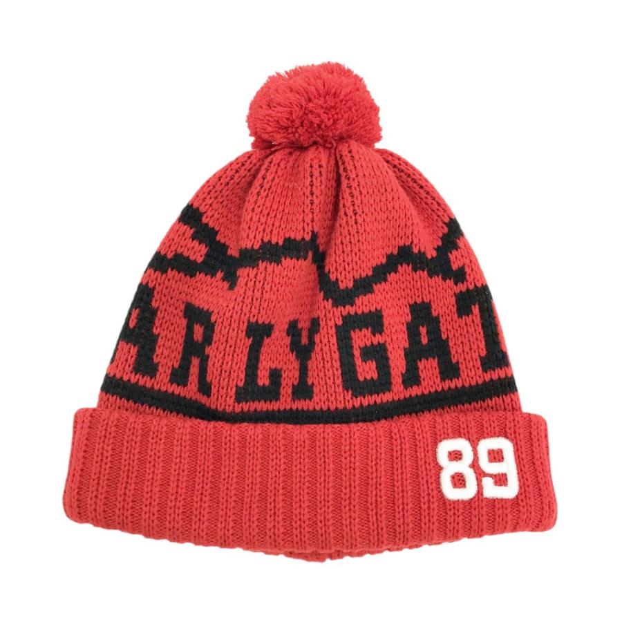 PEARLY GATES パーリーゲイツ スヌーピー ニット帽 レッド系 FR ゴルフ