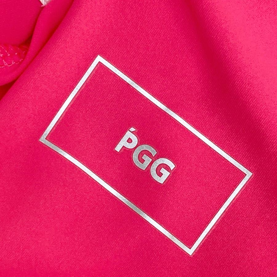 【新品】PGG PEARLY GATES パーリーゲイツ  異素材切替 インナー付フレアスカート  ピンク系 0 ゴルフウェア レディースの画像
