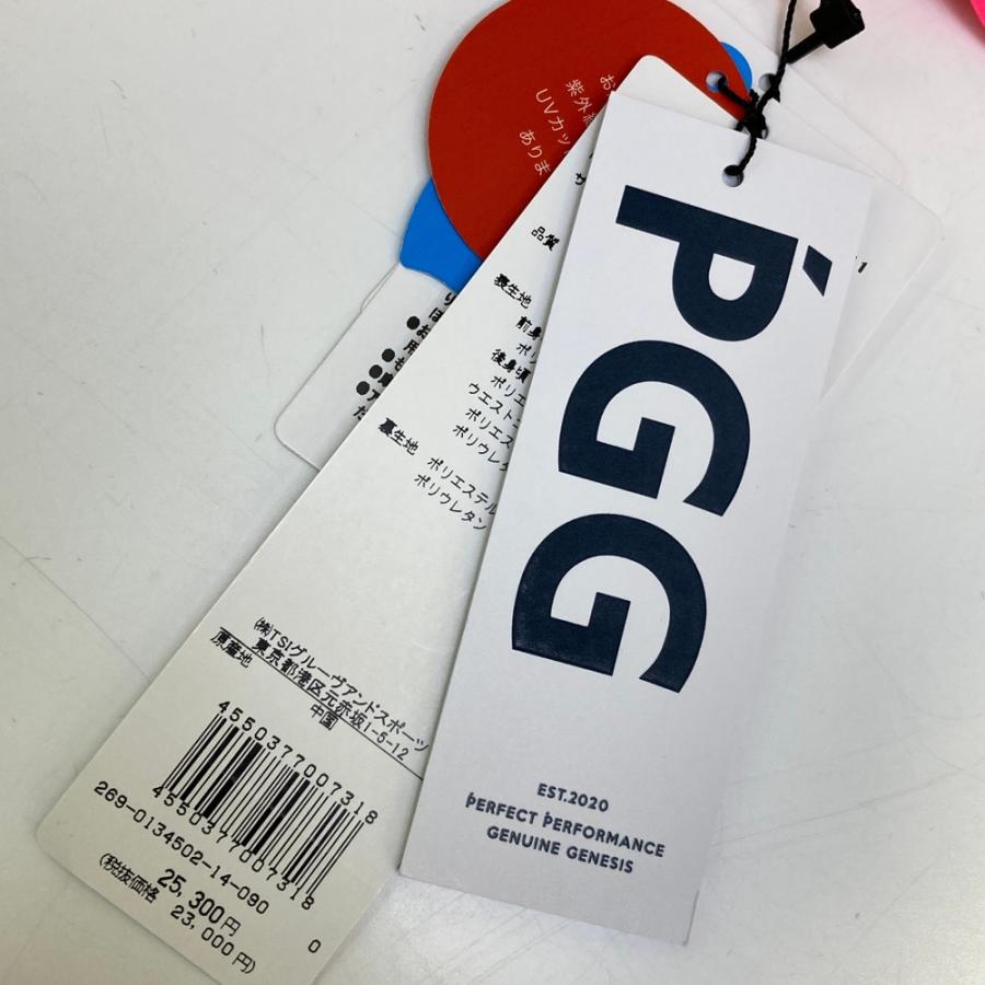 【新品】PGG PEARLY GATES パーリーゲイツ  異素材切替 インナー付フレアスカート  ピンク系 0 ゴルフウェア レディースの画像