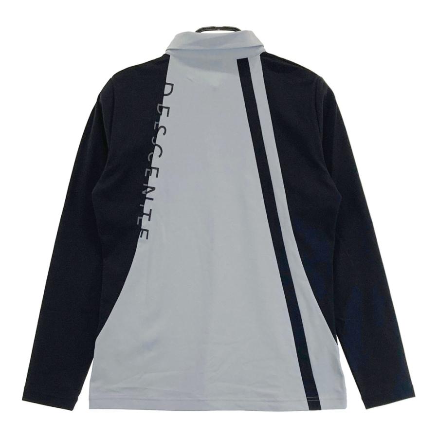 新品】DESCENTE GOLF デサントゴルフ 長袖ポロシャツ グレー系 M