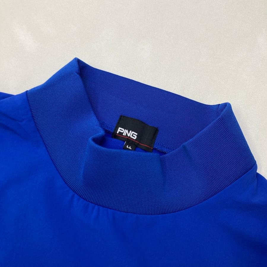 PING ピン ;2024年 2way ハイネック スニードブルゾン ブルー系 LL
