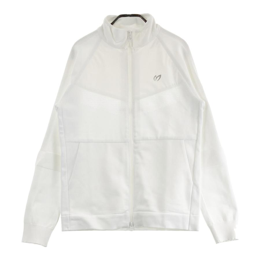 美品】マスターバニーニットジケット メッシュ 背面ロゴ メンズゴルフ