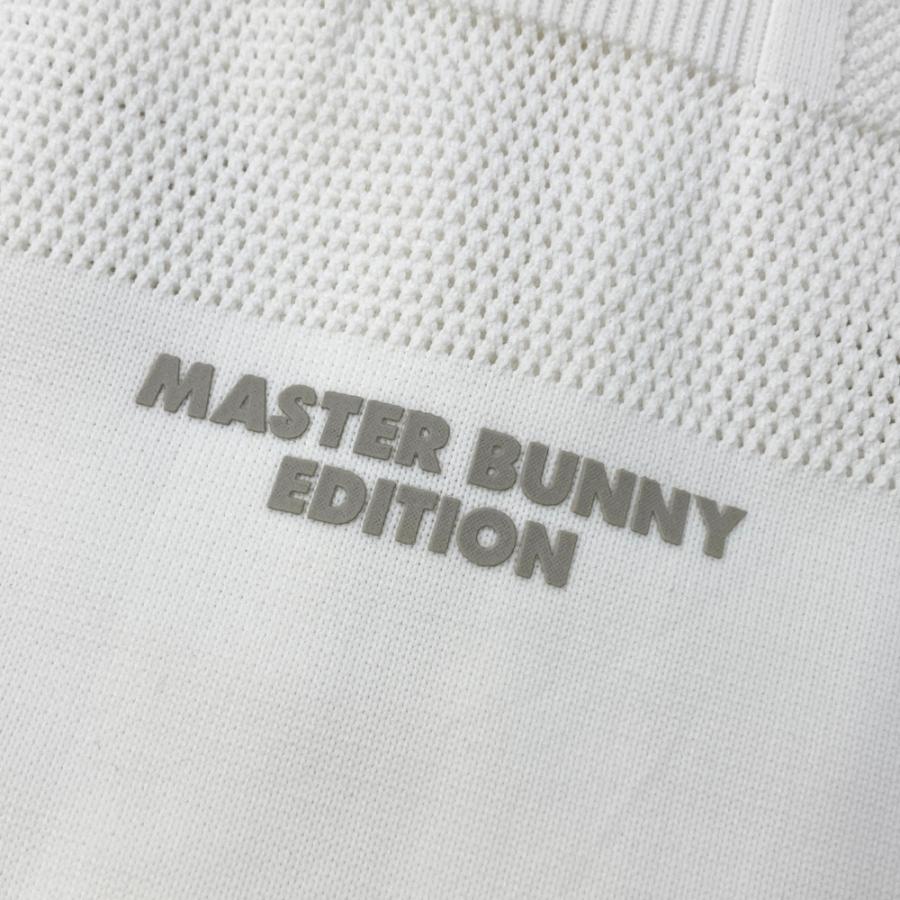 マスターバニー　ゴルフ　サイズ4 ホワイト　ニット MASTER BUNNY EDITION マスターバニーエディション ニット ジップ
