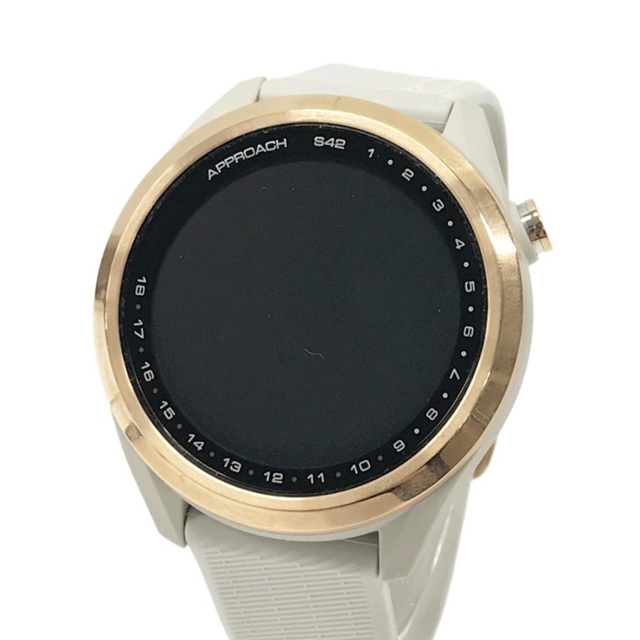GARMIN ガーミン Approach S42 GPSナビ ゴルフウォッチ ゴールド系