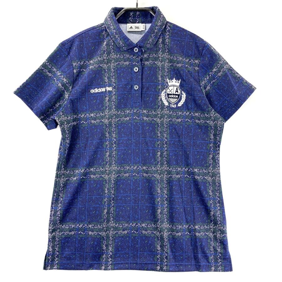 ADIDAS GOLF アディダスゴルフ N67789 半袖ポロシャツ 花 総柄