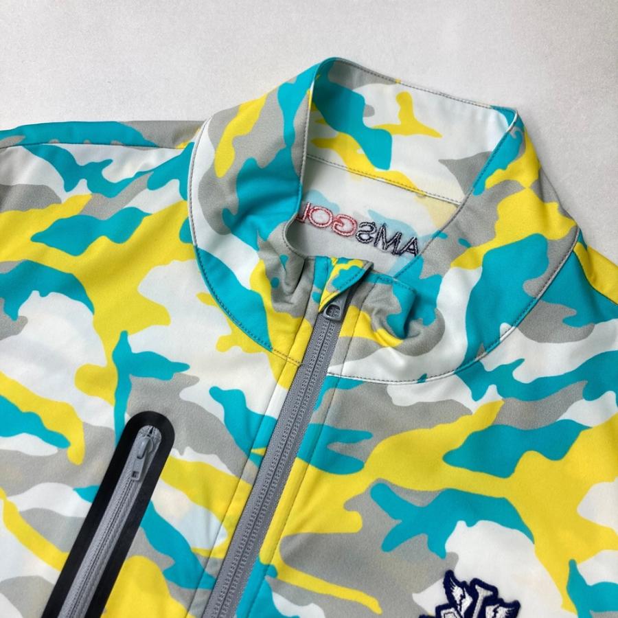 BEAMS GOLF ビームスゴルフ ジップジャケット ポケッタブル カモフラ