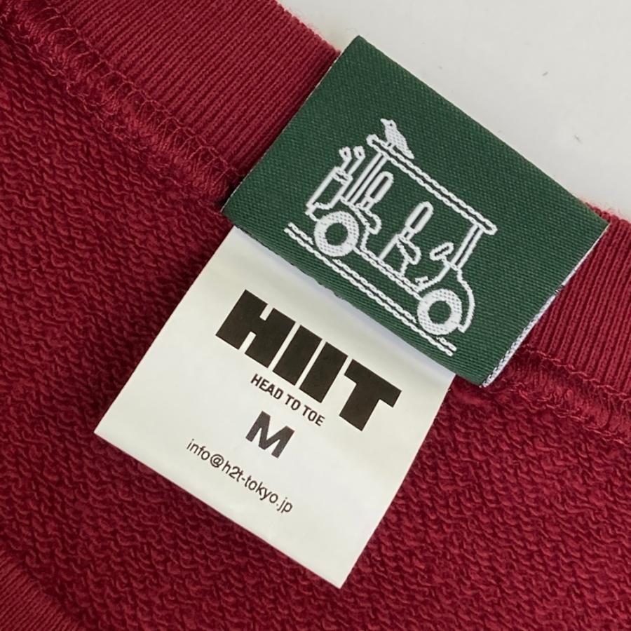 スウェットトレーナー TOE TO HEAD HIIT トレーナー　赤　XL 新品未使用　HIIT レッド系 ゴルフウェア M メンズウェア