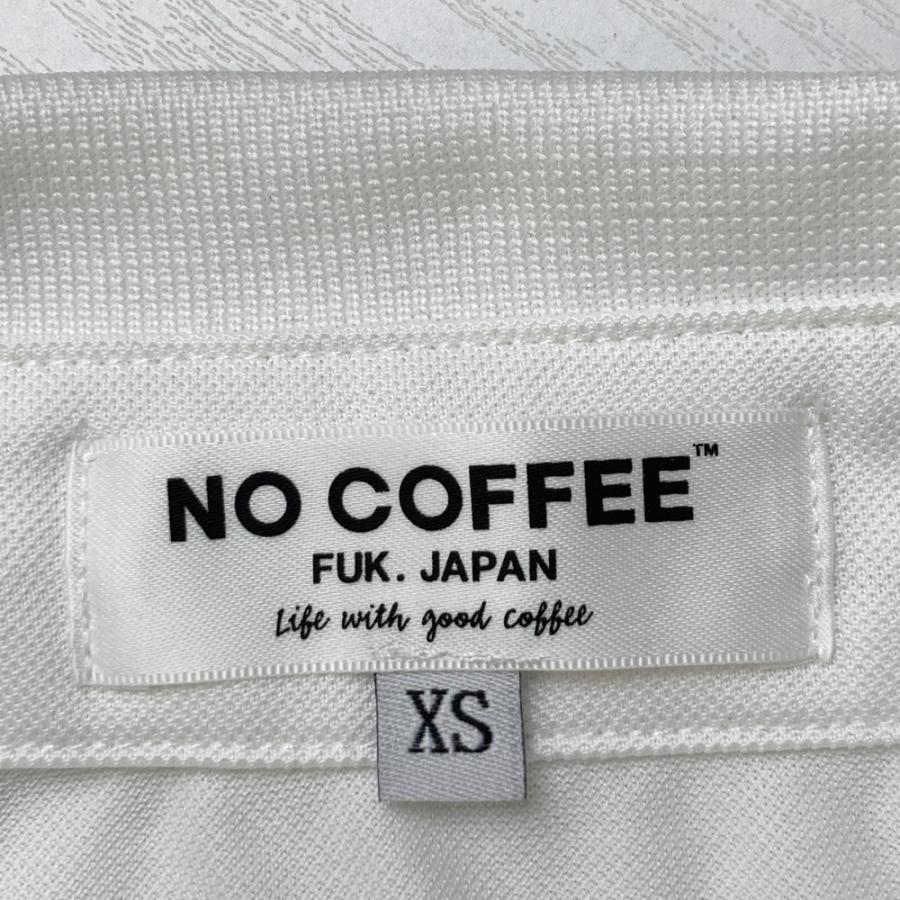 NO COFFEE ノーコーヒー ×CLUBHAUS 半袖ポロシャツ ホワイト系 XS