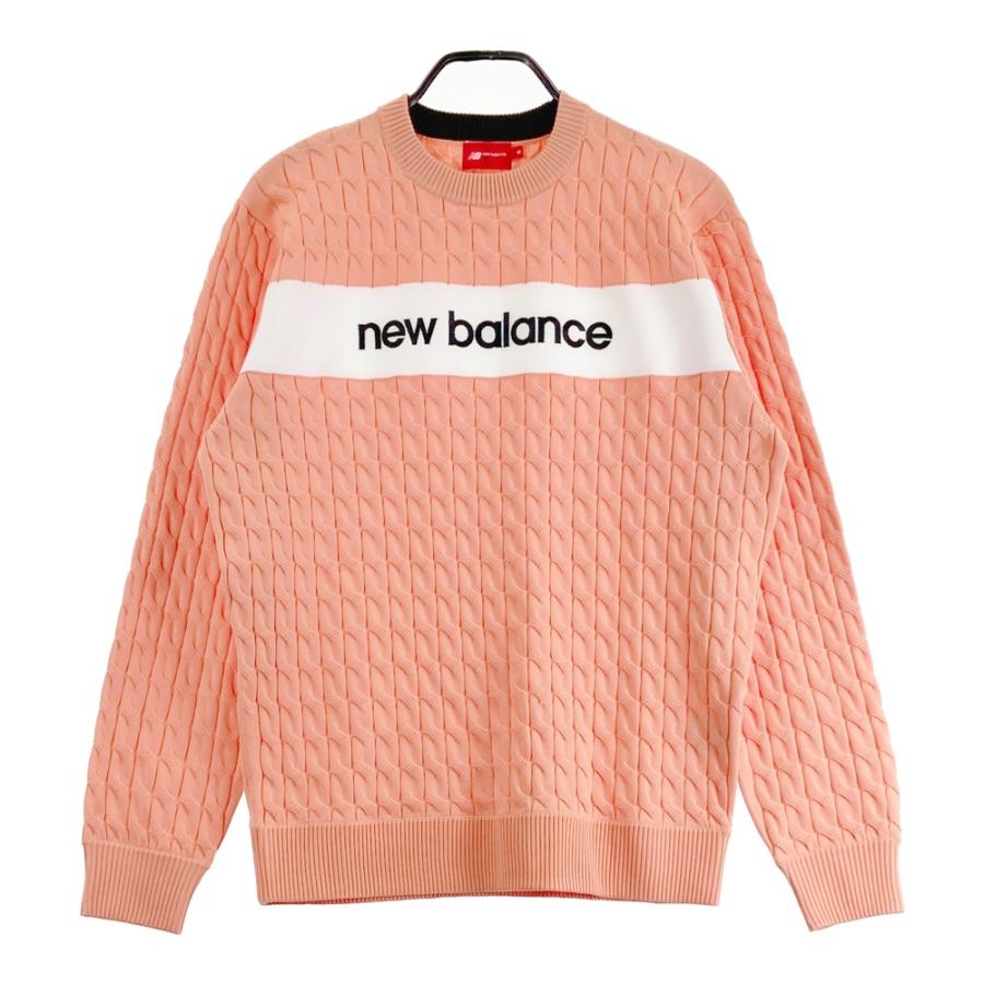 NEW BALANCE GOLF ニューバランス ケーブル ニット セーター オレンジ
