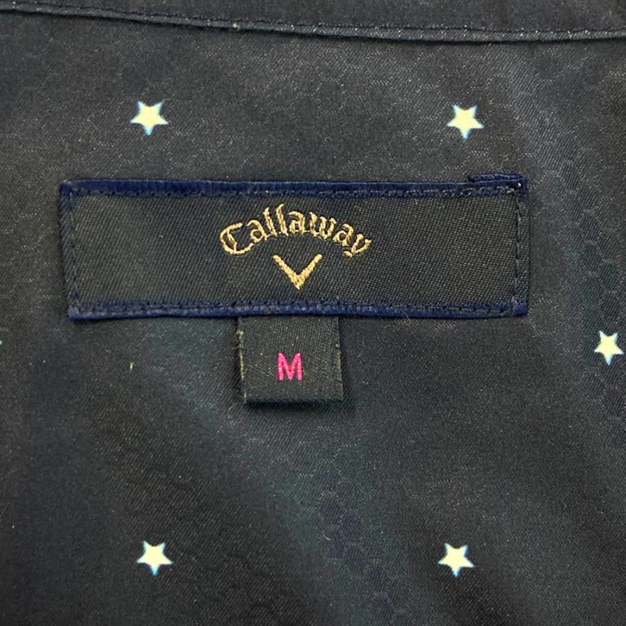 PG89 レディース ジャケット 星柄 ネイビー CALLAWAY キャロウェイ ジップジャケット 星柄 スター ネイビー系 M