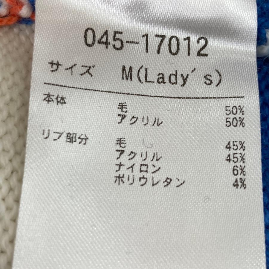 Rosasen（ロサーセン） ハイネック 長袖ニットセーター ホワイト系 M