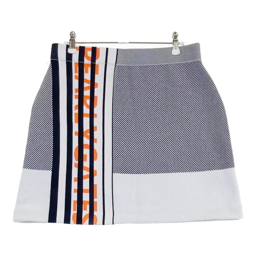 美品PEARLY GATES パーリーゲイツ　ストライプ 星柄ニット スカート PEARLY GATES パーリーゲイツ 2024年モデル ; ニットスカート