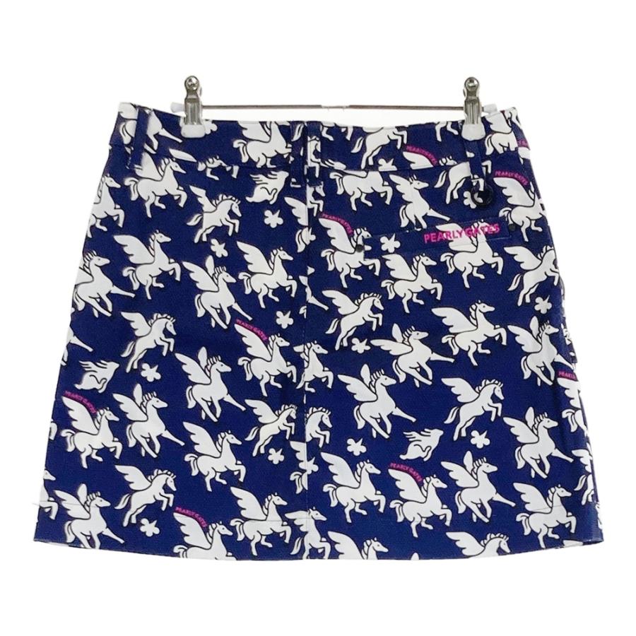 新品ꕤ︎︎ 28.800円 PEARLY GATES ネイビースカート Ｌ PEARLY GATES パーリーゲイツ スカート 馬柄 ネイビー系 1 ゴルフ