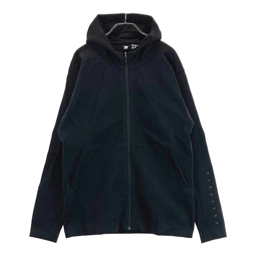 DESCENTE GOLF ニットジャケット ブラック M DESCENTE GOLF デサントゴルフ 2022年 ニット ジップパーカー