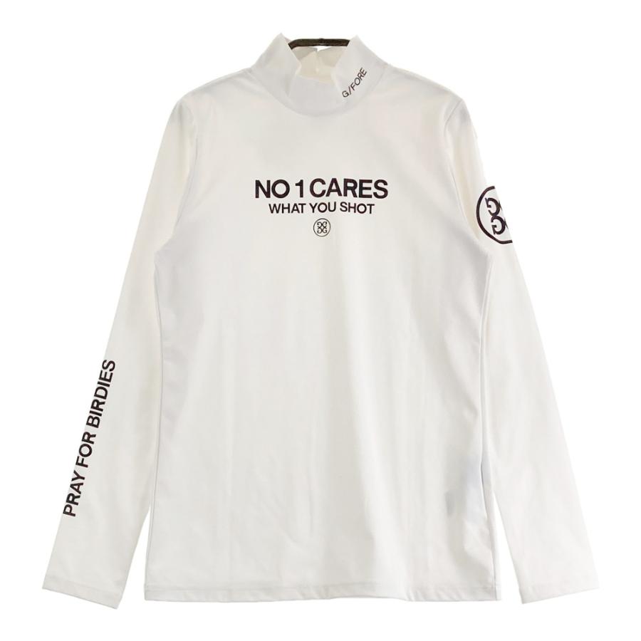 ジーフォア ゴルフ レディース トップス ハイネック長袖シャツ G/FORE ジーフォア ハイネック 長袖Tシャツ ホワイト系 38 ゴルフ