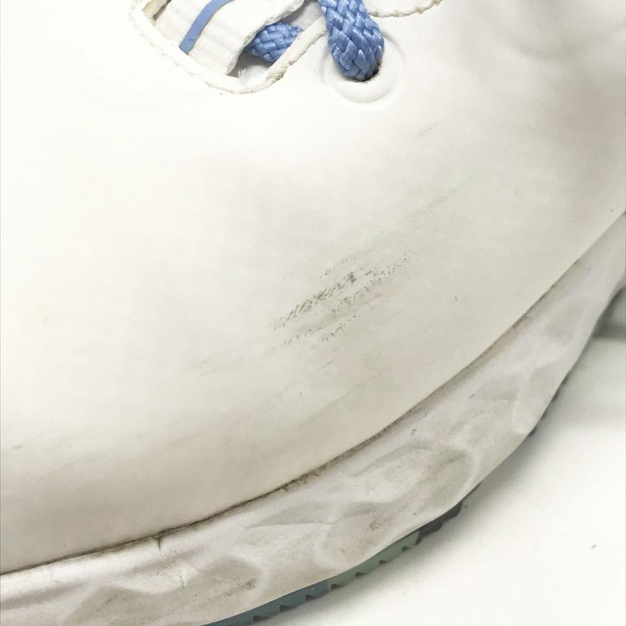 ジーフォア ゴルフシューズ 白系×ブルー G4LF21EF26 スパイクレス