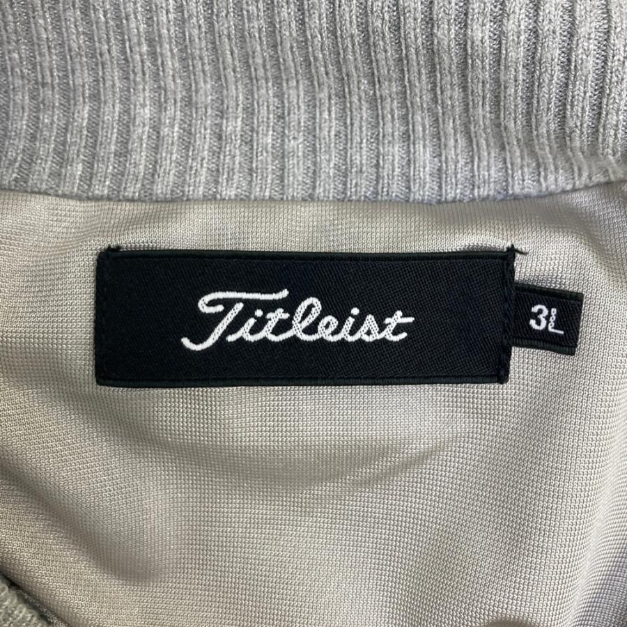 タイトリスト　ジャケット　3L TITLEIST タイトリスト ニット ジップジャケット グレー系 3L ゴルフ