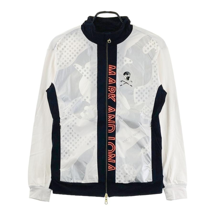 MARK&LONA マークアンドロナ 切替ジャケット カモフラ ホワイト系 44