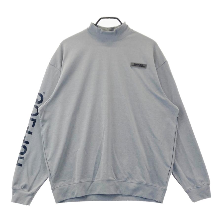RUFFLOG ラフロッグ モックネック 長袖Tシャツ グレー系 XL ゴルフ