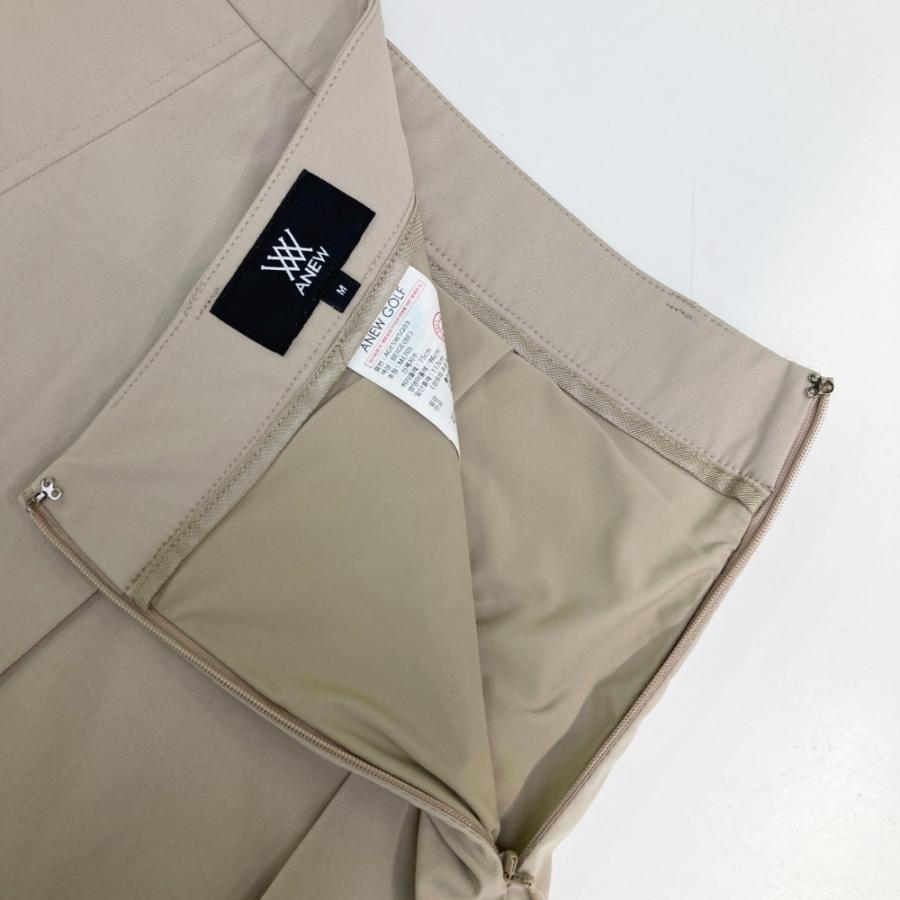 ANEW GOLF アニューゴルフ インナー付 プリーツスカート ベージュ系 M