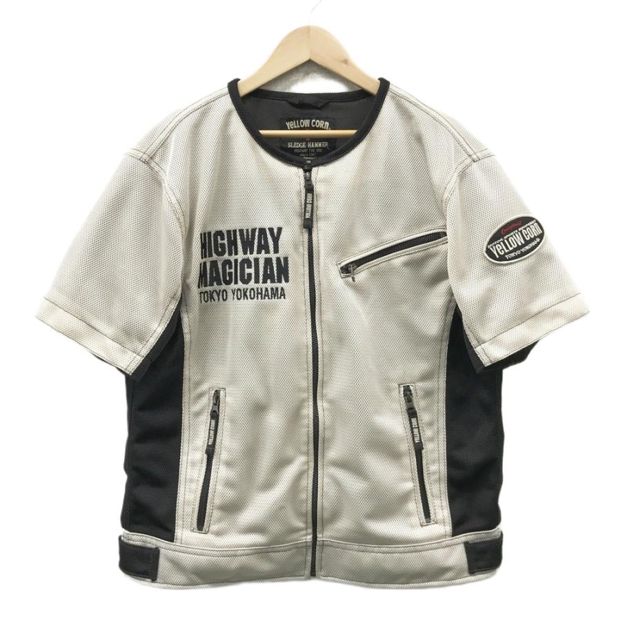 YELLOW CORN イエローコーン YMT-001 半袖メッシュジャケット ベージュ