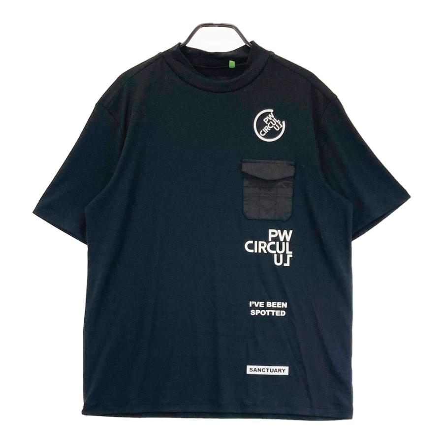 PW CIRCULUS（ピーダブリュサーキュラス） ハイネック半袖Tシャツ