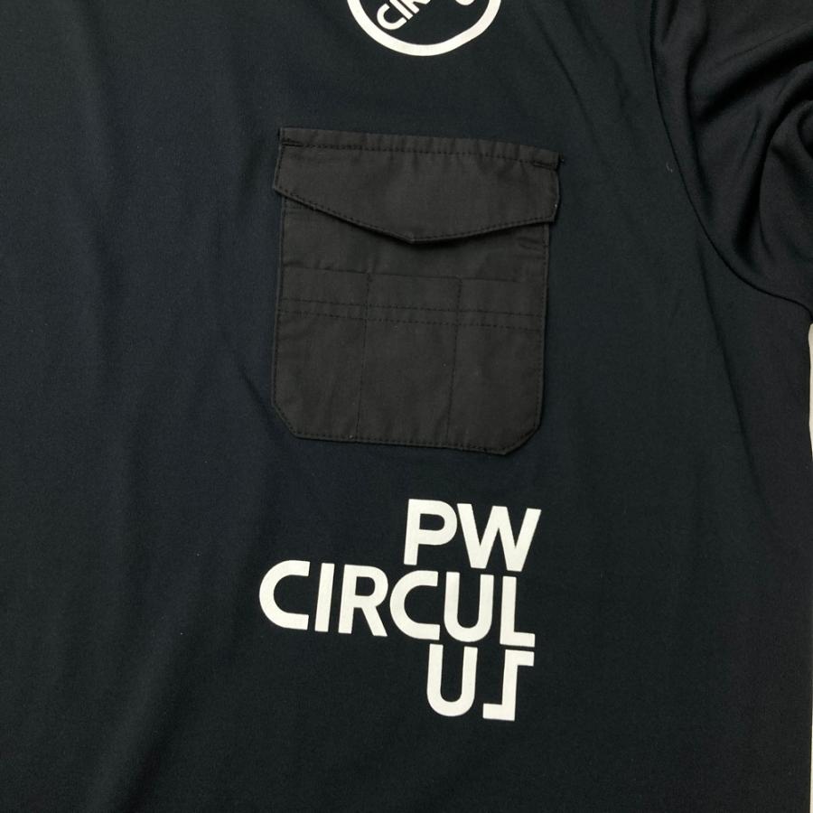 PW CIRCULUS（ピーダブリュサーキュラス） ハイネック半袖Tシャツ