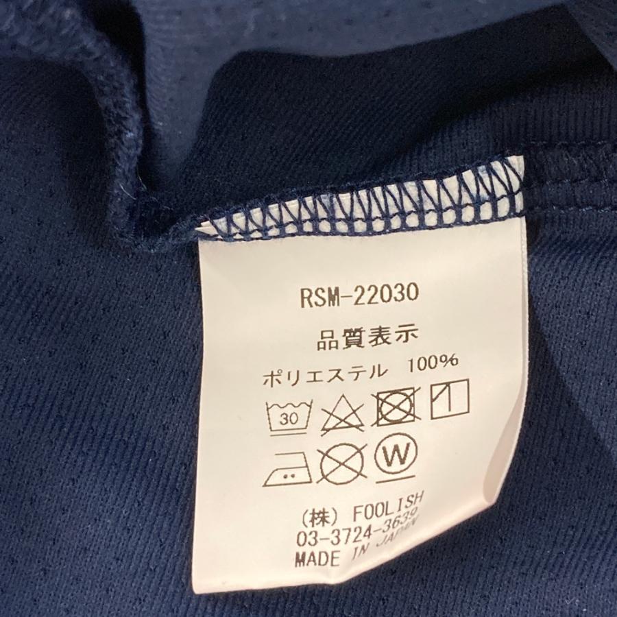 ROUGH&SWELL ラフアンドスウェル 襟付 半袖Tシャツ ネイビー系 M