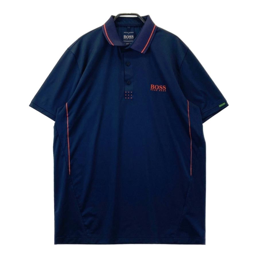 HUGO BOSS（ヒューゴ・ボス） 半袖ポロシャツ ネイビー系 XL メンズ