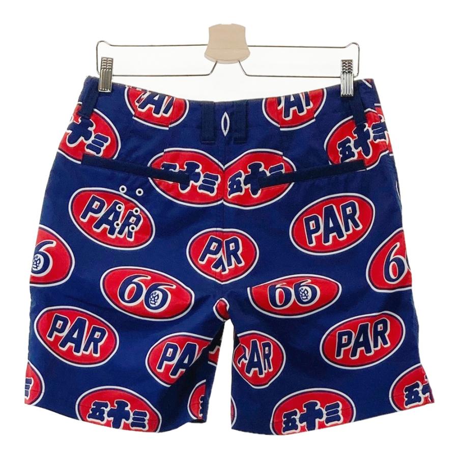 【新品未使用】サイズ5 メンズ ハーフパンツ ラッセルノ 2658 RUSSELUNO ラッセルノ ハーフパンツ 総柄 ネイビー系 5 ゴルフウェア