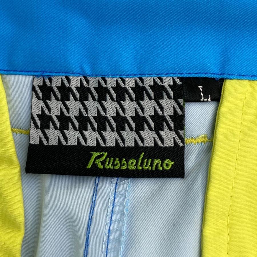RUSSELUNO ラッセルノ ハーフパンツ ブルー系 L ゴルフウェア メンズ
