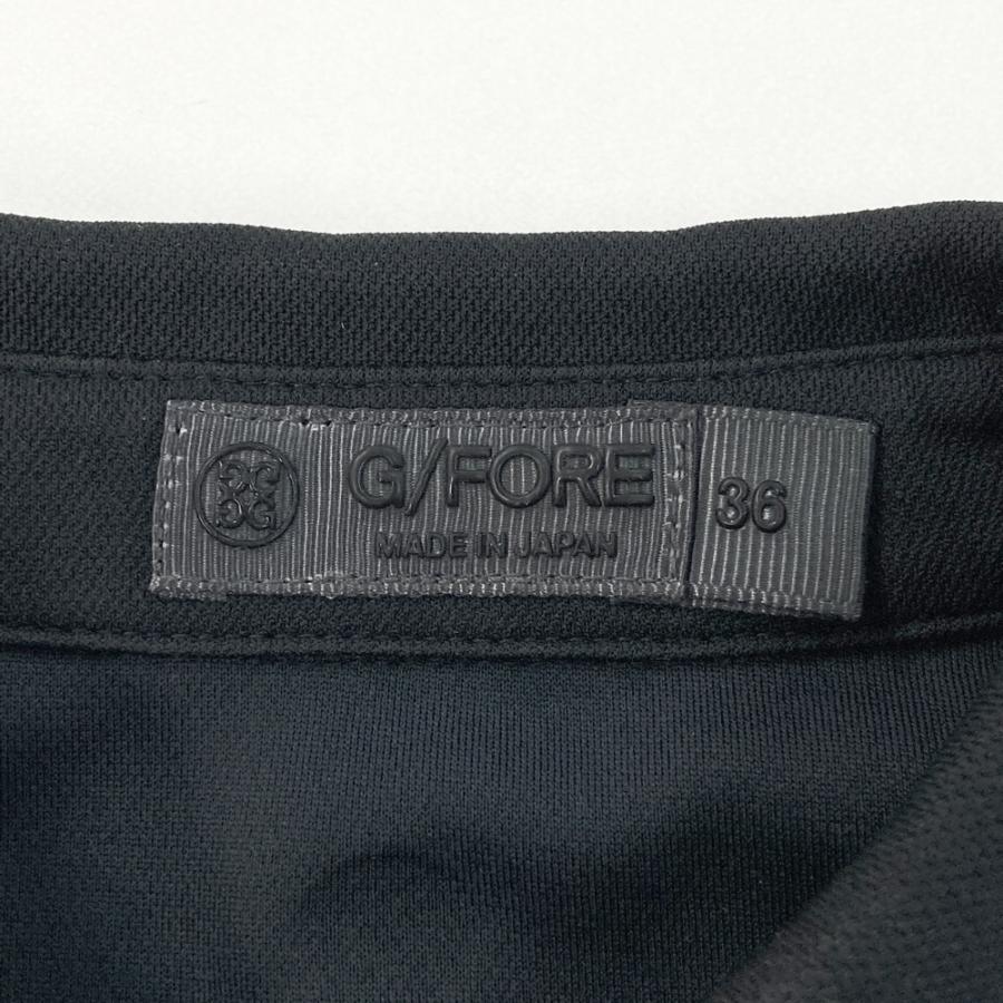 G/FORE ジーフォア 半袖ポロシャツ ブラック系 36 ゴルフウェア