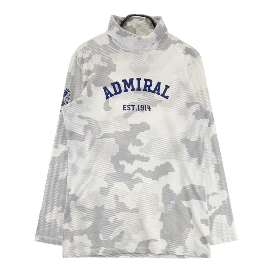 ADMIRAL アドミラル タートルネック 長袖Tシャツ 裏起毛 ハニカム
