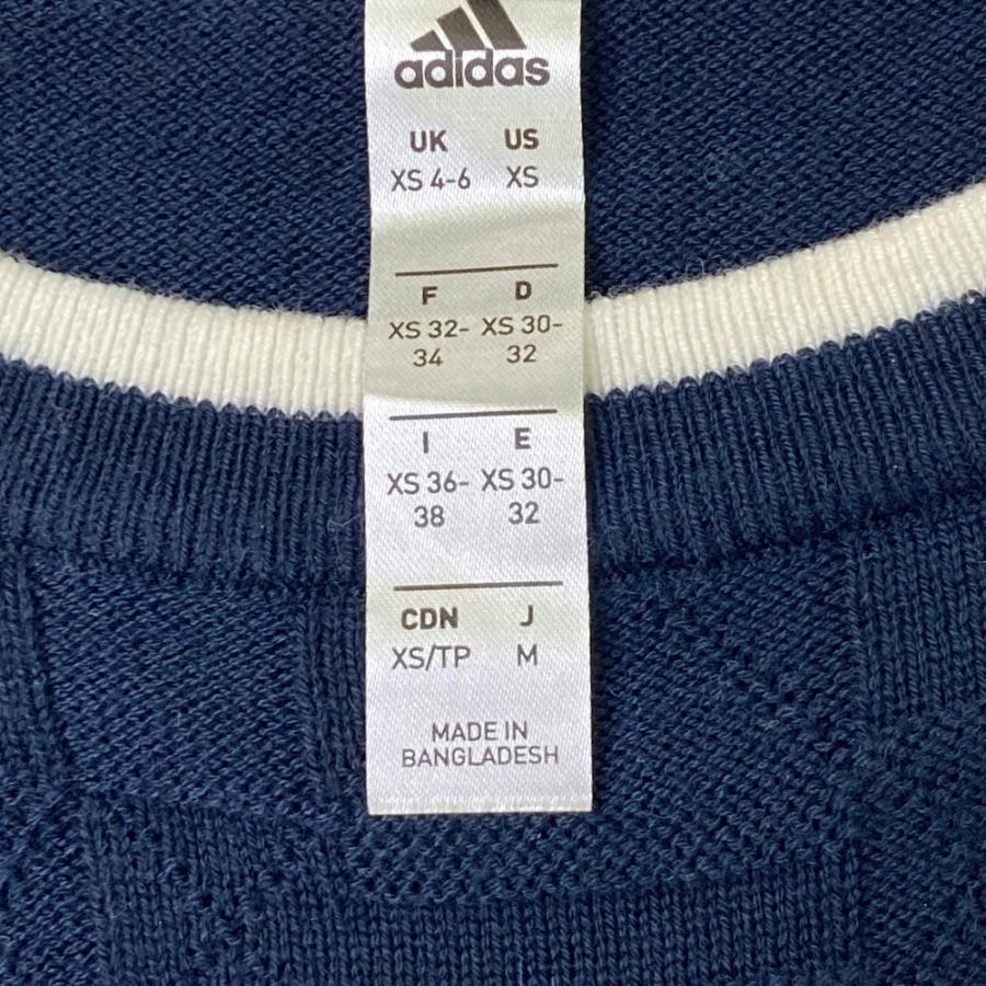 ADIDAS GOLF アディダスゴルフ ニット セーター ネイビー系 M ゴルフ