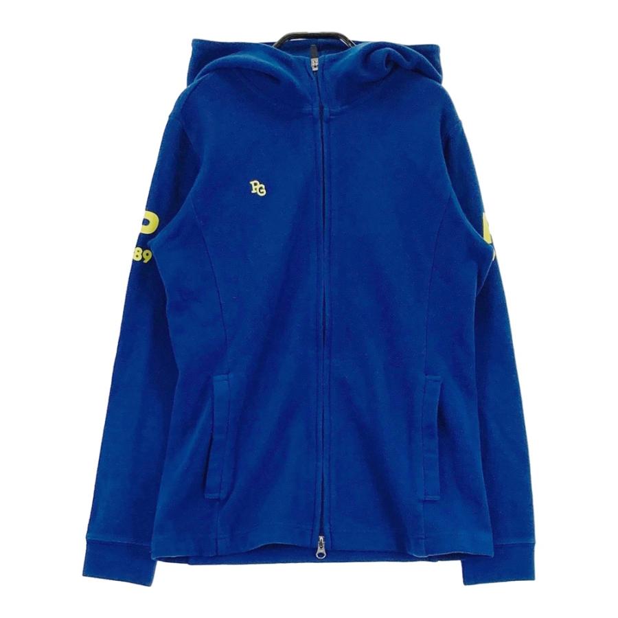 PEARLY GATES パーリーゲイツ スウェット ジップパーカー ロゴ ブルー