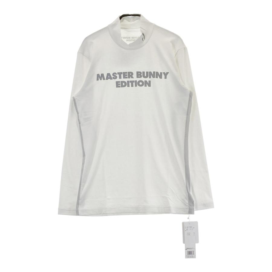 サイズ：5 MASTER BUNNY EDITION マスターバニーエディション  ハイネック 長袖Tシャツ  ホワイト系 [240101695887] ゴルフウェア メンズ ストスト 新品】MASTER BUNNY EDITION マスターバニーエディション ハイネック